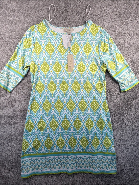 Charlie Paige Dresses & Skirts - Charlie Paige Tunic NWT Ladies Size Med 3/4 Slit Sleeve Dress Summer Beach Boho